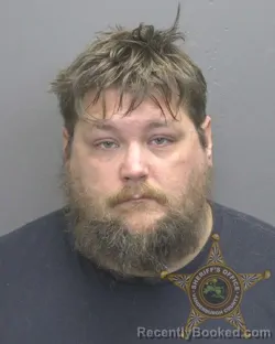 Mugshot of Daniel Frances Williams booked in Vanderburgh County, Indiana on October 25, 2026