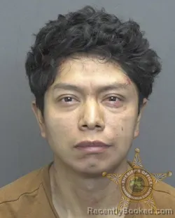 Mugshot of Alan Julian Vazquez booked in Vanderburgh County, Indiana on October 25, 2026