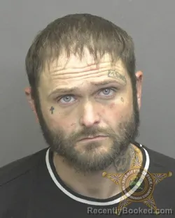 Mugshot of BRANDON SCOTT MICHAEL OLDHAM booked in Vanderburgh County, Indiana on May 2, 2026