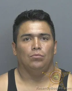 Mugshot of ALBERTO ANTONIO RUIZ booked in Vanderburgh County, Indiana on June 21, 2026