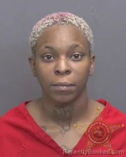 Mugshot of DIONNA MICHELLE GOODWIN booked in Vanderburgh County, Indiana on June 10, 2026