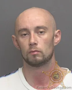 Mugshot of CODY LEE SIMMONS booked in Vanderburgh County, Indiana on April 15, 2026