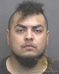 Mugshot of CHRISTIAN RAFAEL PATINO PADILLA booked in Vanderburgh County, Indiana on May 12, 2026
