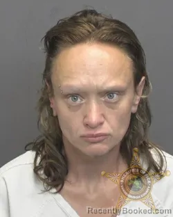 Mugshot of STACI RENEE ALVEY booked in Vanderburgh County, Indiana on June 22, 2026