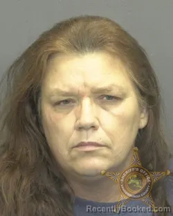 Mugshot of CARRIE LEE TINSLEY booked in Vanderburgh County, Indiana on April 7, 2026
