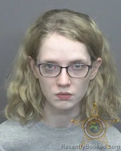 Mugshot of ABIGAIL ANNE HIGGINS booked in Vanderburgh County, Indiana on April 21, 2026