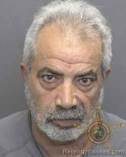 Mugshot of SALEH ALI ABU HUSSEIN booked in Vanderburgh County, Indiana on July 11, 2026