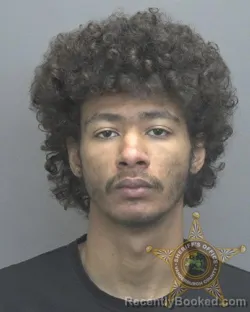 Mugshot of DONNOVAN LAVON JOHNSON booked in Vanderburgh County, Indiana on May 8, 2026
