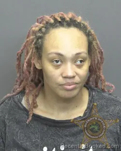 Mugshot of CONSTACIA MICHELLE-JENAE HALL booked in Vanderburgh County, Indiana on June 11, 2026