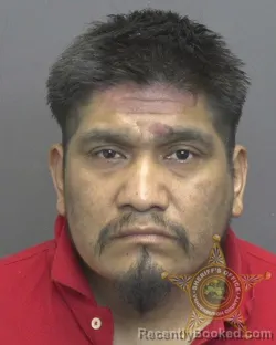 Mugshot of JOSE RUIZ GOMEZ booked in Vanderburgh County, Indiana on June 12, 2026