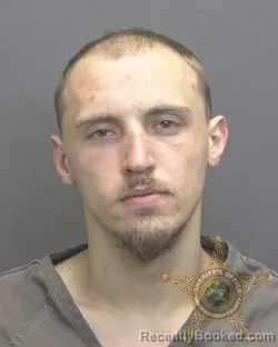 Mugshot of JACOB DEVIN HORTON booked in Vanderburgh County, Indiana on June 18, 2026