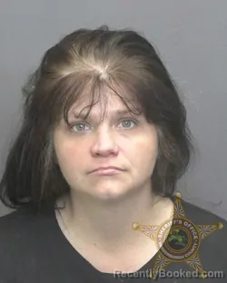 Mugshot of SARA NICOLE HELMS booked in Vanderburgh County, Indiana on April 20, 2026