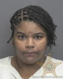 Mugshot of BRIANNA SHIA JOHNSON booked in Vanderburgh County, Indiana on July 1, 2026