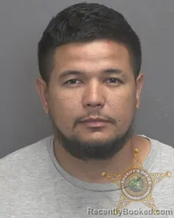Mugshot of LUIS ANGEL BAUTISTA NUNEZ booked in Vanderburgh County, Indiana on June 8, 2026