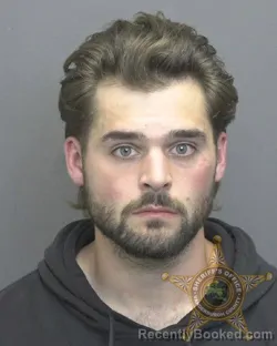 Mugshot of EVAN JAMES SMITH booked in Vanderburgh County, Indiana on June 24, 2026
