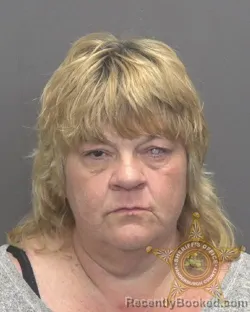 Mugshot of SHERRY KRISTINE ADKISON booked in Vanderburgh County, Indiana on May 7, 2026