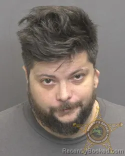 Mugshot of JEREMIAH GORDON DANIELS booked in Vanderburgh County, Indiana on July 1, 2026