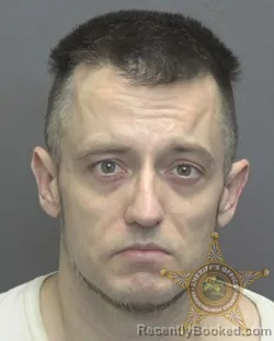 Mugshot of JOSEPH CHARLES COURBAT booked in Vanderburgh County, Indiana on June 22, 2026