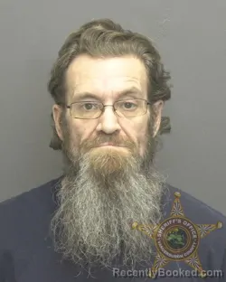 Mugshot of RONALD EUGENE WARD booked in Vanderburgh County, Indiana on April 29, 2026