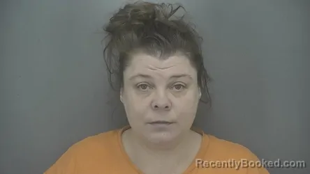 Mugshot of Amanda Lyn Booe booked in Vigo County, Indiana on May 13, 2026