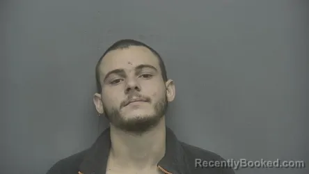 Mugshot of Abram Edward Davis booked in Vigo County, Indiana on August 28, 2026