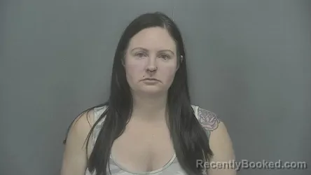 Mugshot of Ashley D Denny booked in Vigo County, Indiana on June 24, 2026