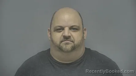 Mugshot of Aaron Joseph Fortner booked in Vigo County, Indiana on June 25, 2026