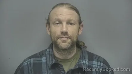 Mugshot of Adam C Flowers booked in Vigo County, Indiana on March 27, 2026