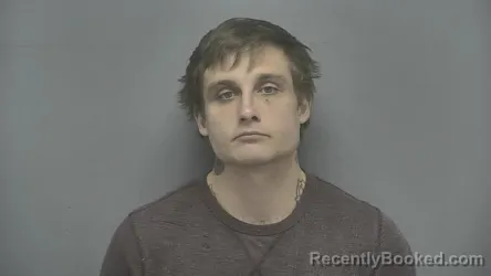 Mugshot of Alex Gaston booked in Vigo County, Indiana on March 23, 2026