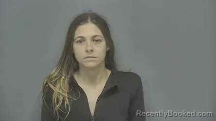 Mugshot of Alissa Johnson booked in Vigo County, Indiana on April 4, 2026