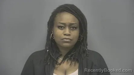 Mugshot of Ashley M Jordan booked in Vigo County, Indiana on March 24, 2026