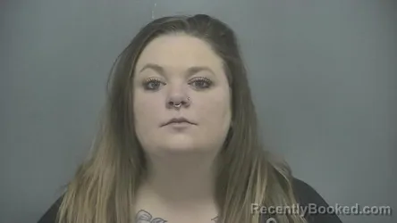 Mugshot of Alexis Nichole Koerner booked in Vigo County, Indiana on March 11, 2026