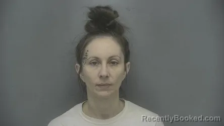Mugshot of Audra Lee Kelley booked in Vigo County, Indiana on May 17, 2026