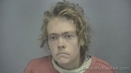 Mugshot of Amanda J Kelley booked in Vigo County, Indiana on May 21, 2026