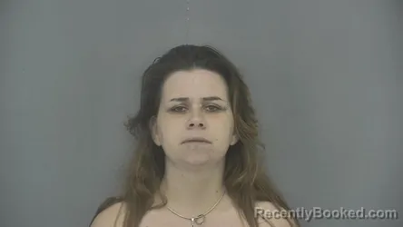 Mugshot of Amber M Manning booked in Vigo County, Indiana on June 28, 2026