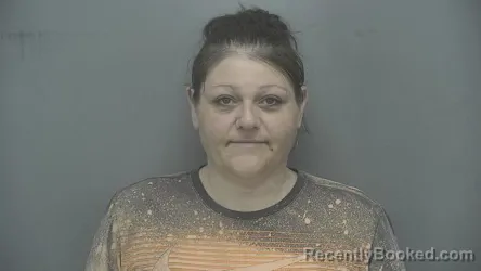 Mugshot of Angela Stevens booked in Vigo County, Indiana on September 1, 2026