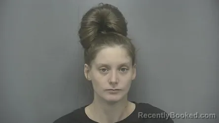 Mugshot of Aubreana Marie Wallace booked in Vigo County, Indiana on August 28, 2026