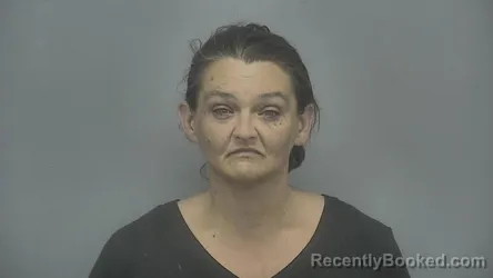 Mugshot of Amber M. Whitmer booked in Vigo County, Indiana on April 23, 2026