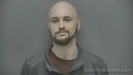 Mugshot of Brandon L Bendekovich booked in Vigo County, Indiana on March 9, 2026