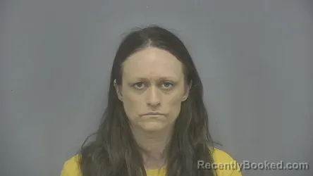Mugshot of Brittany Marie Barrett booked in Vigo County, Indiana on July 15, 2026