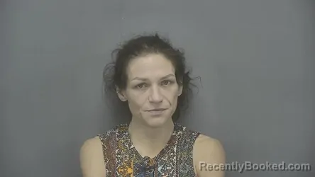 Mugshot of Brittney J Burnett booked in Vigo County, Indiana on August 17, 2026