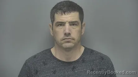 Mugshot of Brandon L Chaney booked in Vigo County, Indiana on July 9, 2026