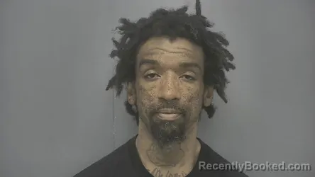 Mugshot of Brian Lamont Hatfield booked in Vigo County, Indiana on May 12, 2026
