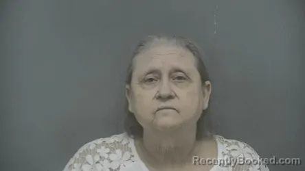 Mugshot of Barbara Hoopingarner booked in Vigo County, Indiana on June 29, 2026