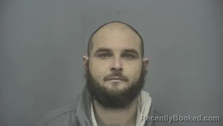 Mugshot of Broc Allen Kearschner booked in Vigo County, Indiana on April 2, 2026