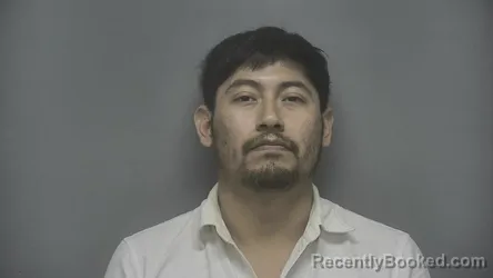 Mugshot of Brandon Alexis Lugo Tienda booked in Vigo County, Indiana on May 10, 2026