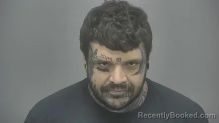 Mugshot of Brandon W Lowe booked in Vigo County, Indiana on March 11, 2026