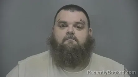 Mugshot of Benjamin Lewis booked in Vigo County, Indiana on August 25, 2026
