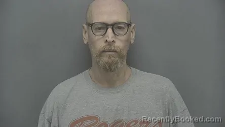 Mugshot of Bill L. Nevins booked in Vigo County, Indiana on April 29, 2026