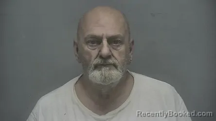 Mugshot of Bill R. Petty booked in Vigo County, Indiana on March 20, 2026